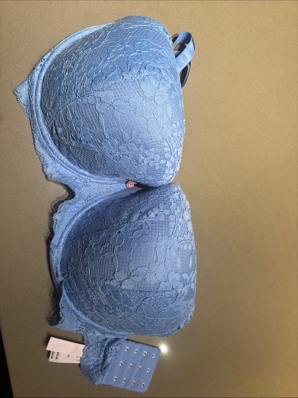 Victoria's Secret Light Blue Lace Push-Up Bra